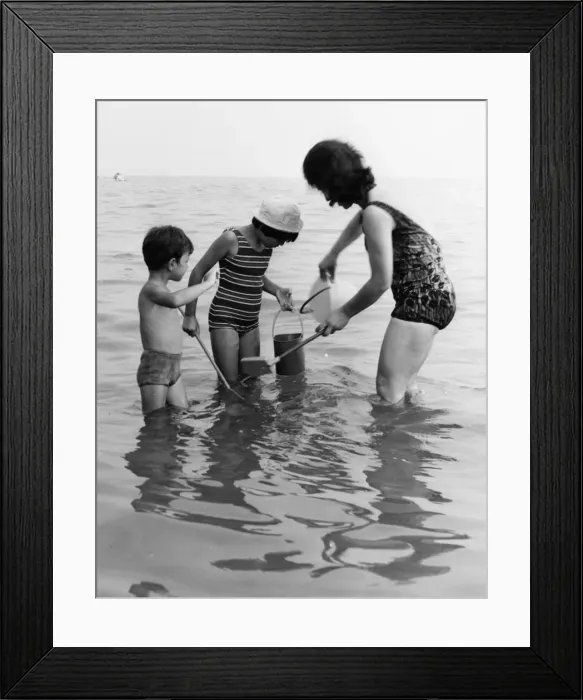 Framed Print : Family in the Sea Framed Print : Family in the Sea
