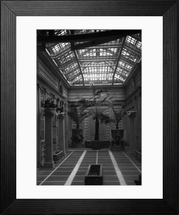 Framed Print : Mansion Conservatory Framed Print : Mansion Conservatory