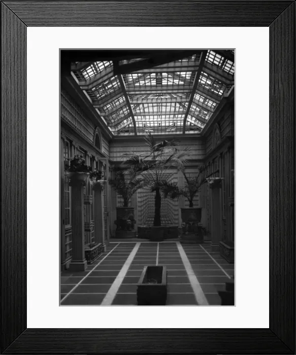 Framed Print : Mansion Conservatory Framed Print : Mansion Conservatory