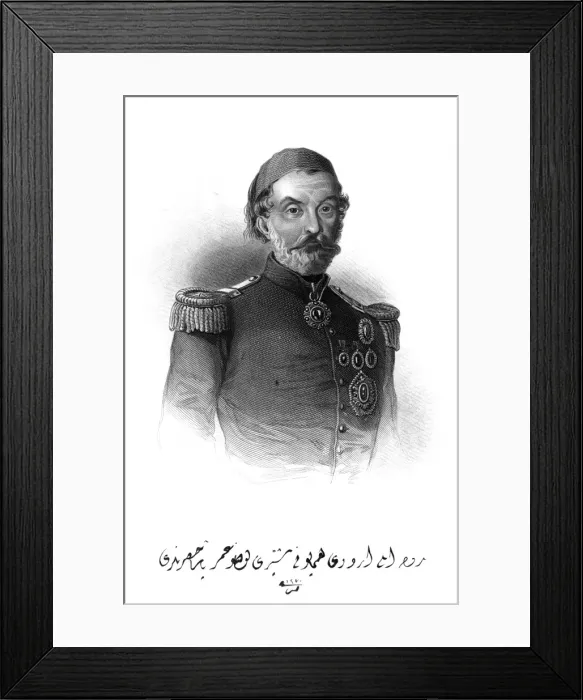 Framed Print : Omer Pasha - 2 Framed Print : Omer Pasha - 2