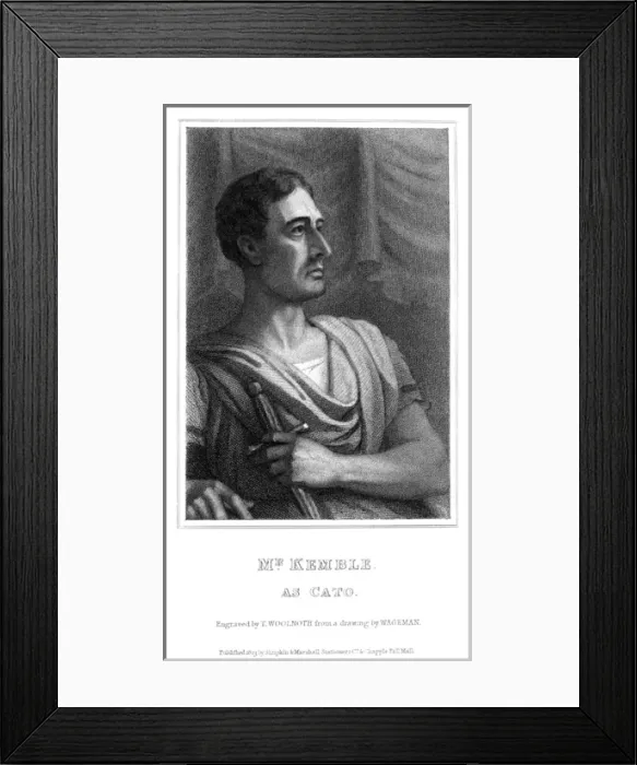 Framed Print : Kemble as Cato - 2 Framed Print : Kemble as Cato - 2