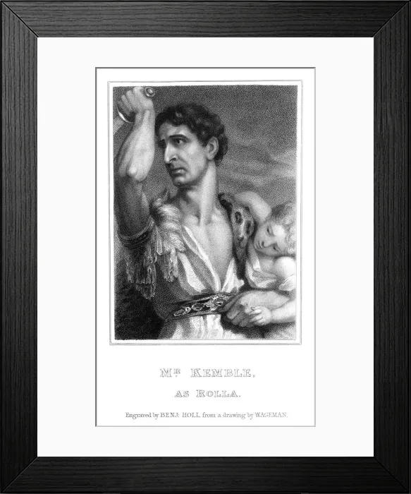 Framed Print : Kemble as Rolla Framed Print : Kemble as Rolla