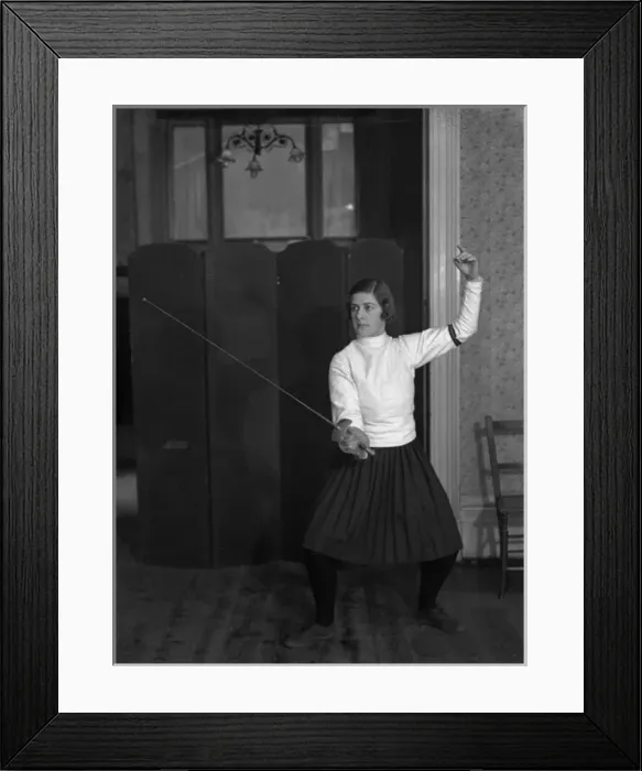 Framed Print : Fencing School Framed Print : Fencing School