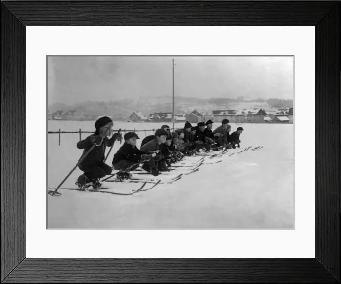 Framed Print : Ready, Steady, Ski Framed Print : Ready, Steady, Ski
