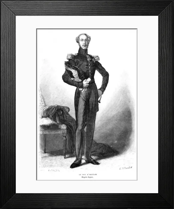 Framed Print : Ferdinand Duc Orleans Framed Print : Ferdinand Duc Orleans