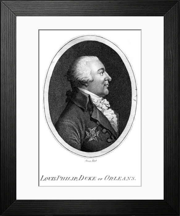 Framed Print : Duc D orleans Egalite Framed Print : Duc D orleans Egalite