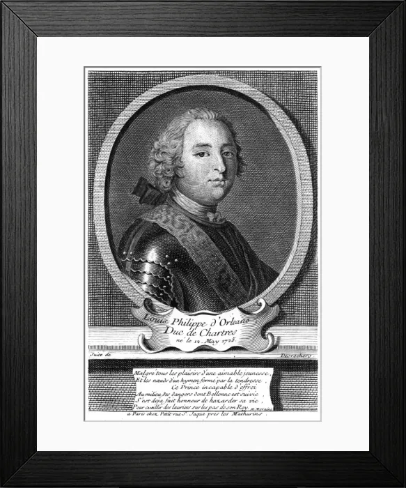 Framed Print : Duc D orleans Egalite Framed Print : Duc D orleans Egalite