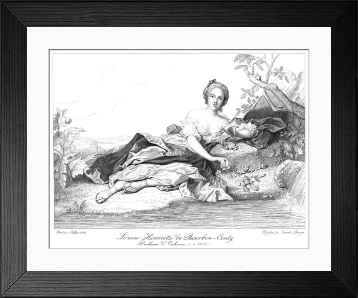 Framed Print : Louise Duchesse Orleans Framed Print : Louise Duchesse Orleans
