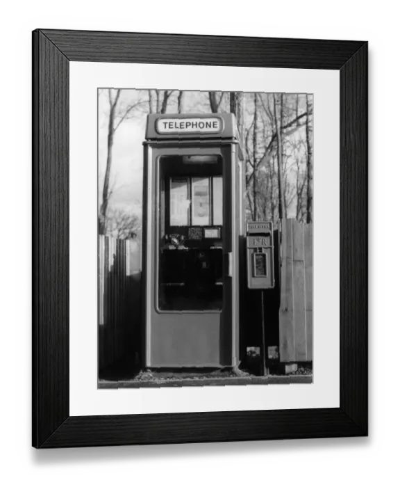Framed Print : Telephone & Post Framed Print : Telephone & Post