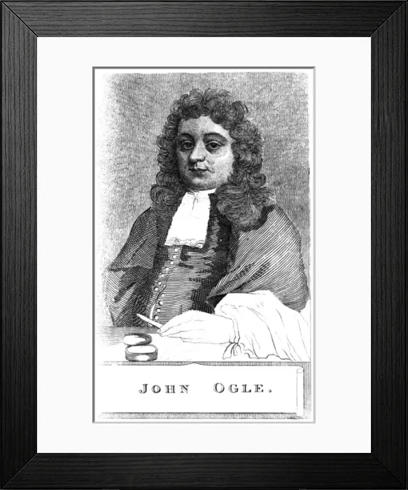 Framed Print : John Ogle, Gamester Framed Print : John Ogle, Gamester
