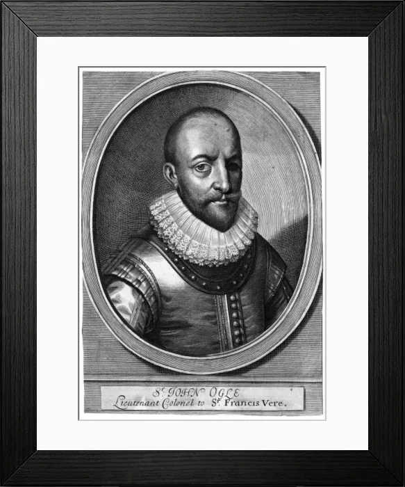Framed Print : Sir John Ogle, Military Framed Print : Sir John Ogle, Military