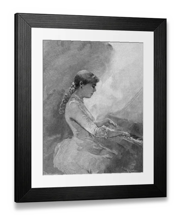 Framed Print : Adele Aus Der Ohe Framed Print : Adele Aus Der Ohe