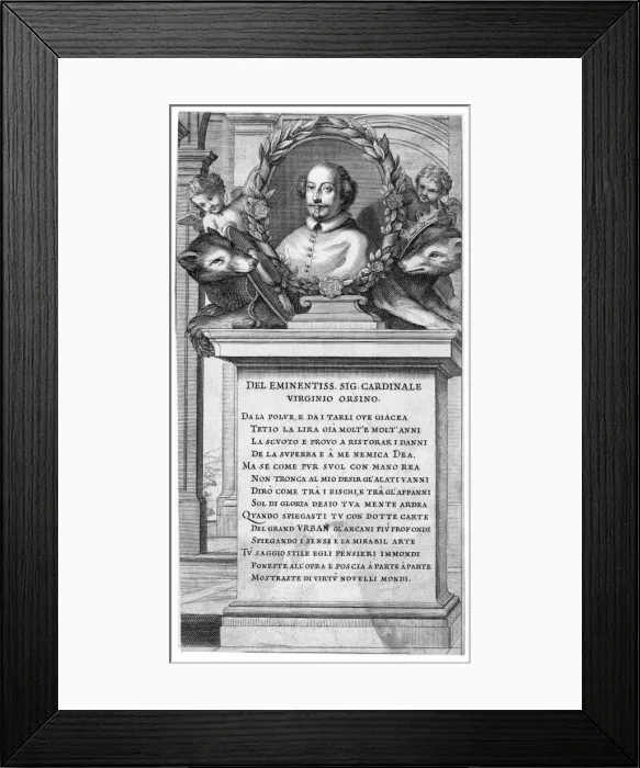 Framed Print : Card. Virginio Orsino Framed Print : Card. Virginio Orsino