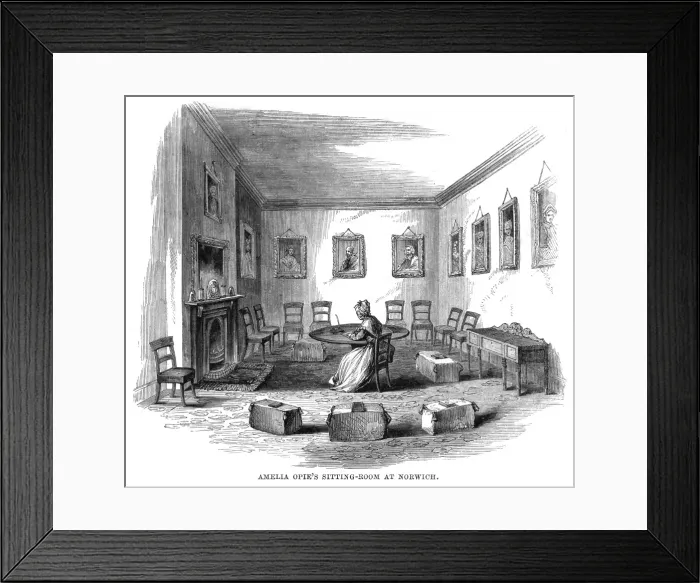 Framed Print : Amelia Opies Sittingrm Framed Print : Amelia Opies Sittingrm