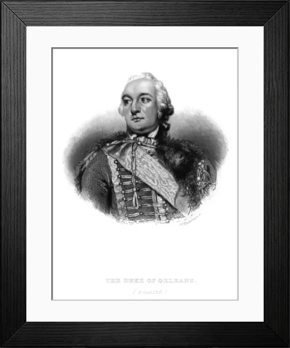 Framed Print : Duc D orleans Egalite Framed Print : Duc D orleans Egalite