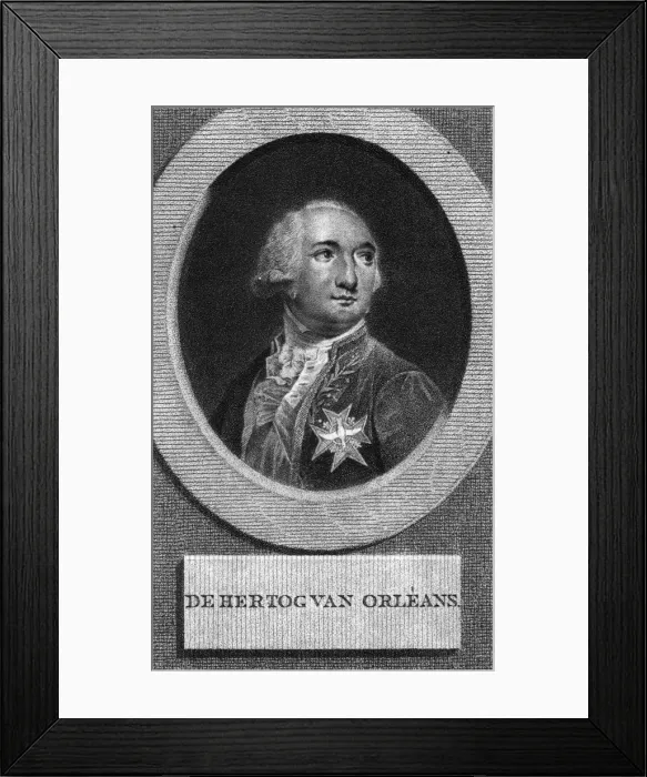 Framed Print : Duc D orleans Egalite Framed Print : Duc D orleans Egalite