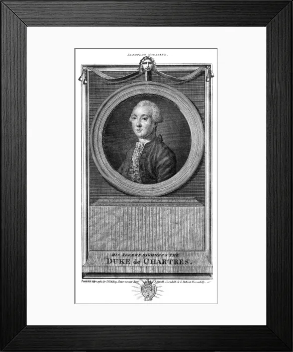 Framed Print : Duc D orleans Egalite Framed Print : Duc D orleans Egalite