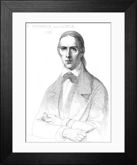 Framed Print : Friedrich Overbeck - 2 Framed Print : Friedrich Overbeck - 2