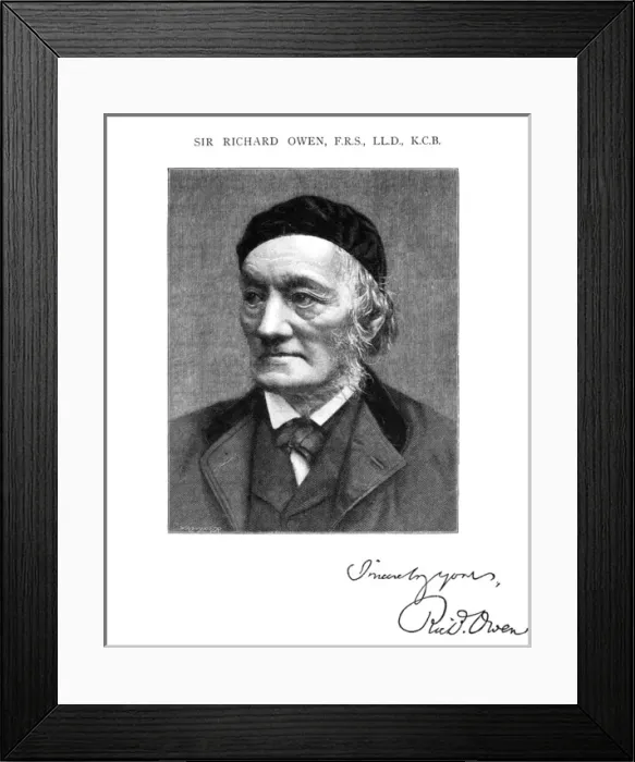 Framed Print : Sir Richard Owen Framed Print : Sir Richard Owen