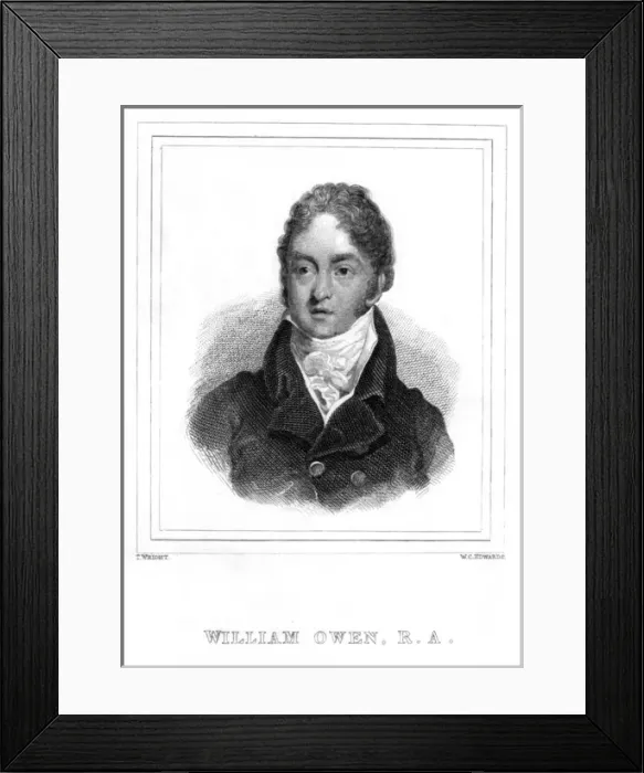 Framed Print : William Owen, Artist Framed Print : William Owen, Artist