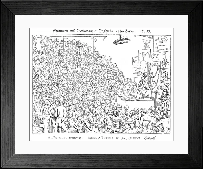 Framed Print : Owen Lecturing Framed Print : Owen Lecturing
