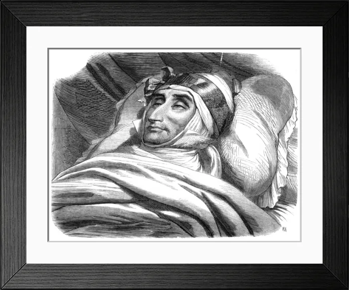 Framed Print : Paganini Deathbed Framed Print : Paganini Deathbed