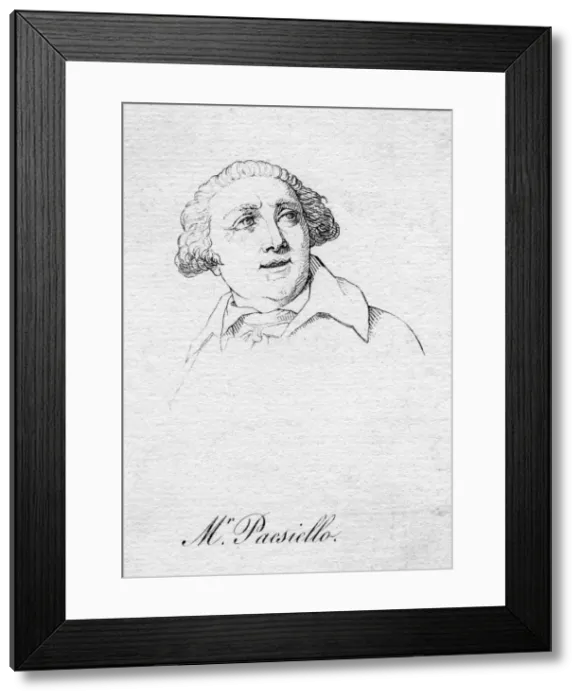 Framed Print : Giovanni Paisiello Framed Print : Giovanni Paisiello