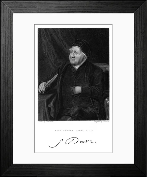 Framed Print : Samuel Parr - 2 Framed Print : Samuel Parr - 2