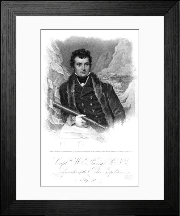 Framed Print : William Edward Parry - 1 Framed Print : William Edward Parry - 1