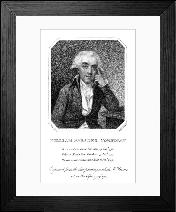 Framed Print : William Parsons - 2 Framed Print : William Parsons - 2