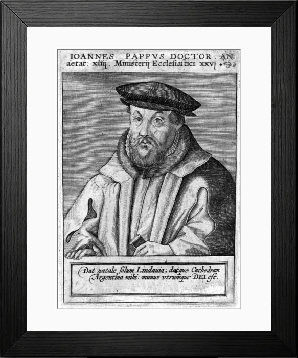 Framed Print : Johannes Pappus Framed Print : Johannes Pappus