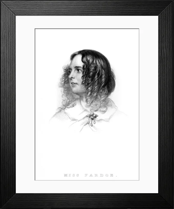 Framed Print : Julia Pardoe - 1 Framed Print : Julia Pardoe - 1