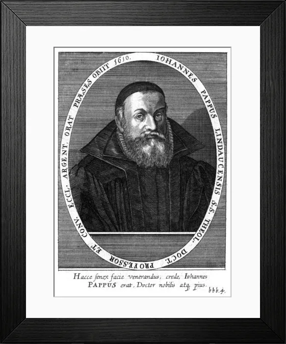 Framed Print : Johannes Pappus - 2 Framed Print : Johannes Pappus - 2