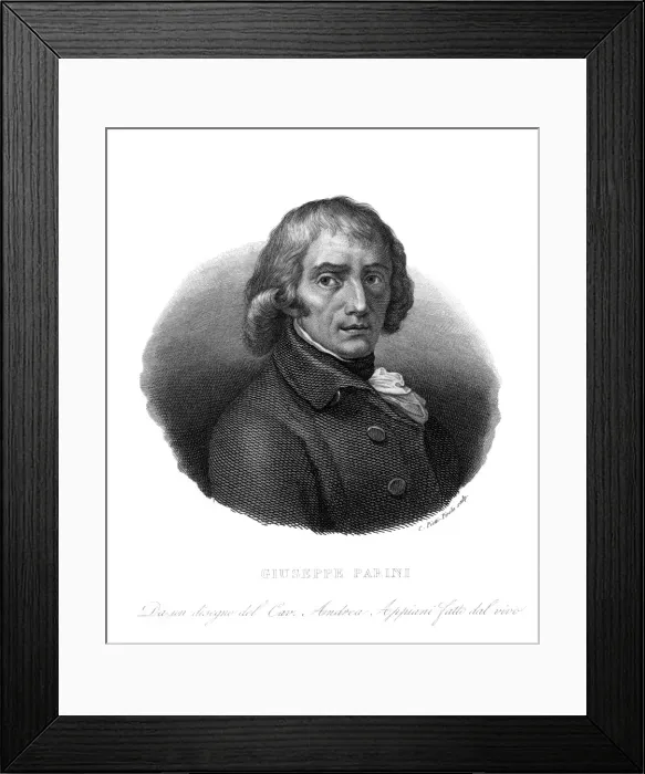 Framed Print : Giuseppe Parini - 1 Framed Print : Giuseppe Parini - 1