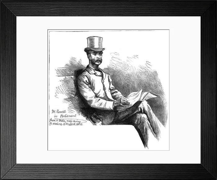 Framed Print : Parnell in Parliament