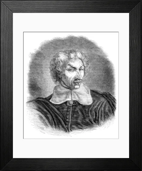 Framed Print : GUI PATIN French physician Date: 1602 - 1672 Framed Print : GUI PATIN French physician Date: 1602 - 1672