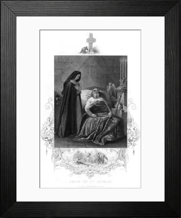 Framed Print : Patrick Deathbed