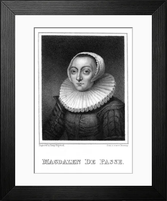 Framed Print : Magdalen De Passe Framed Print : Magdalen De Passe