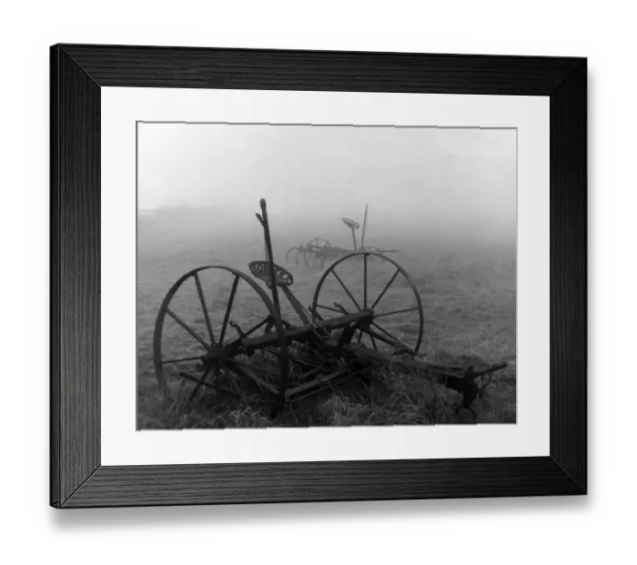 Framed Print : Derelict Cultivators Framed Print : Derelict Cultivators