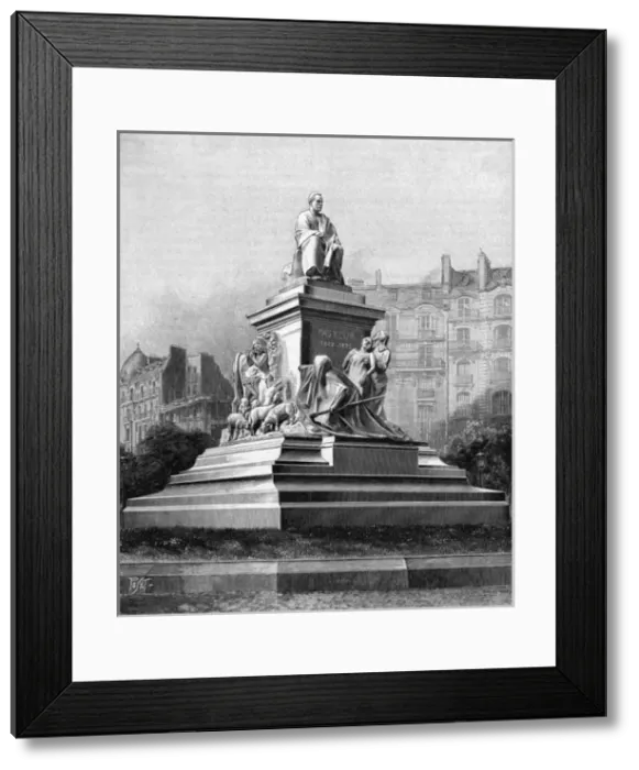 Framed Print : Pasteur Statue Framed Print : Pasteur Statue