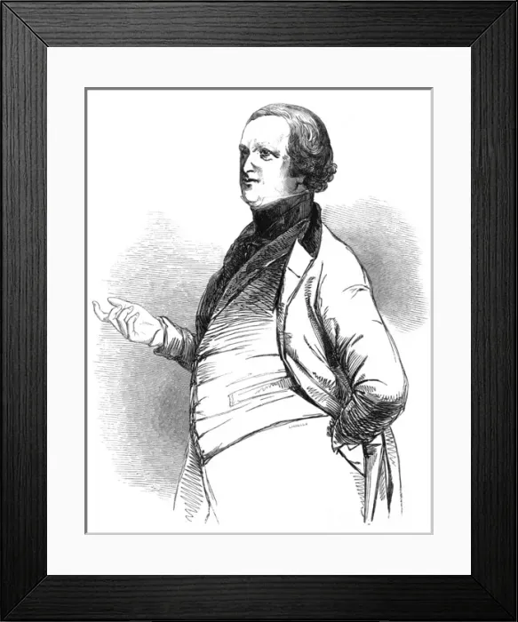 Framed Print : Robert Peel Speaking Framed Print : Robert Peel Speaking