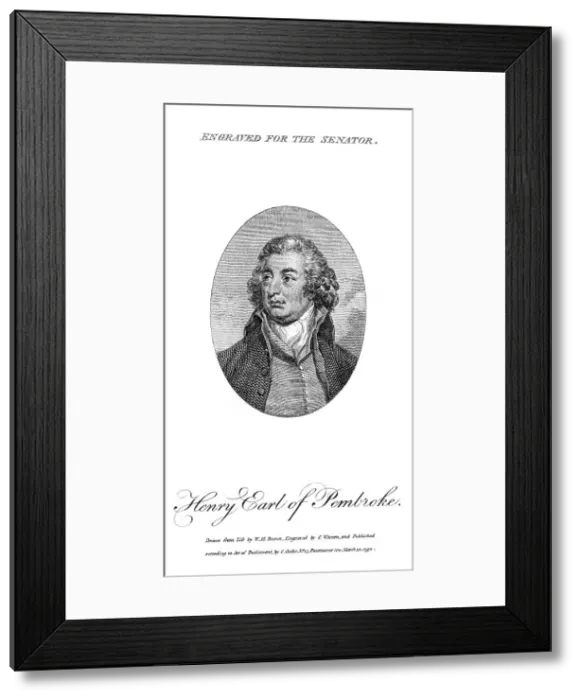 Framed Print : Tenth Earl of Pembroke Framed Print : Tenth Earl of Pembroke