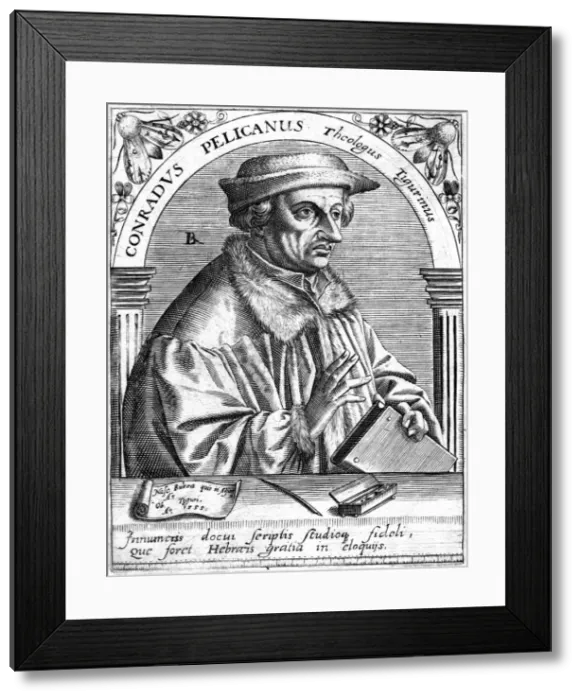 Framed Print : Konrad Pellicanus Framed Print : Konrad Pellicanus