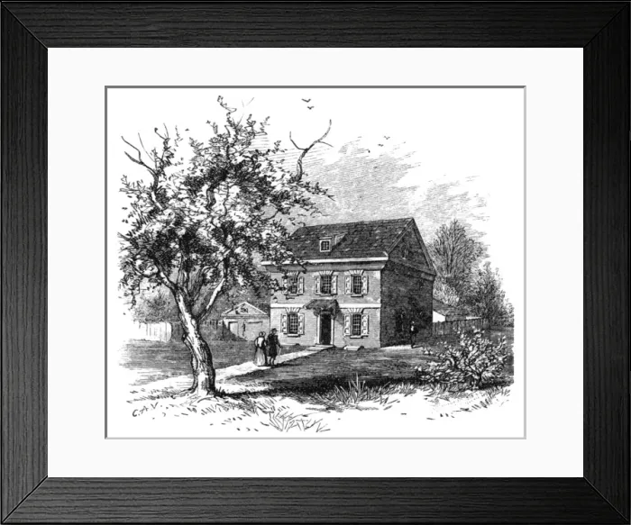 Framed Print : Penn home in America Framed Print : Penn home in America