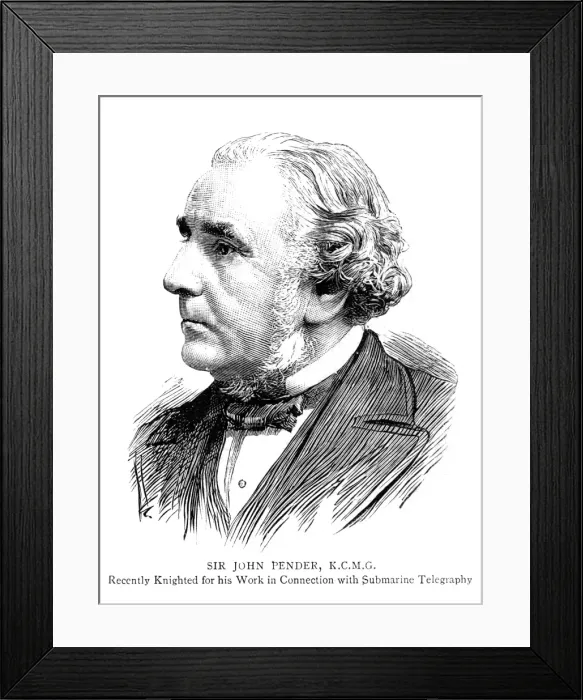 Framed Print : Sir John Pender - 2 Framed Print : Sir John Pender - 2