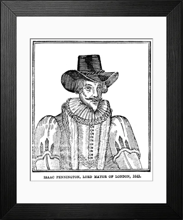 Framed Print : Sir Isaac Penington Framed Print : Sir Isaac Penington