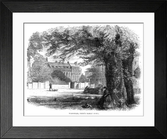 Framed Print : Penn home in England - 1 Framed Print : Penn home in England - 1