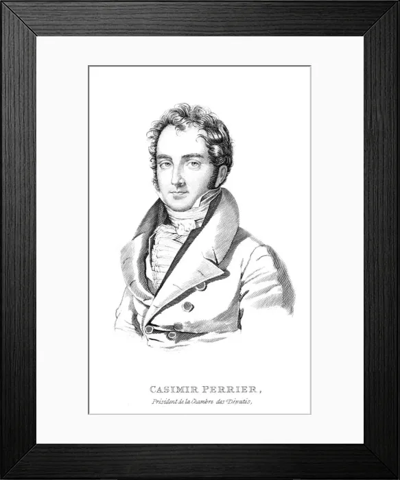 Framed Print : Casimir Pierre Perier Framed Print : Casimir Pierre Perier