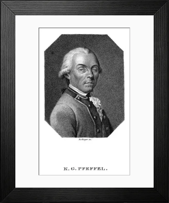 Framed Print : Konrad Gottlieb Pfeffel Framed Print : Konrad Gottlieb Pfeffel