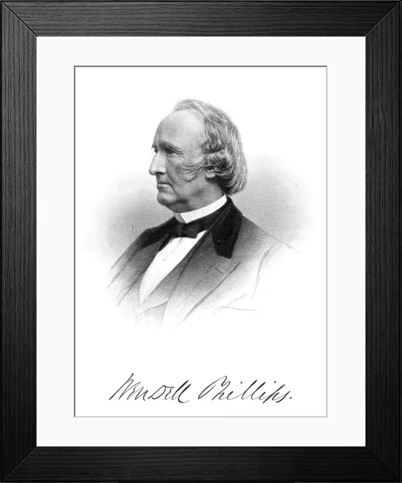 Framed Print : Wendell Phillips - 2 Framed Print : Wendell Phillips - 2